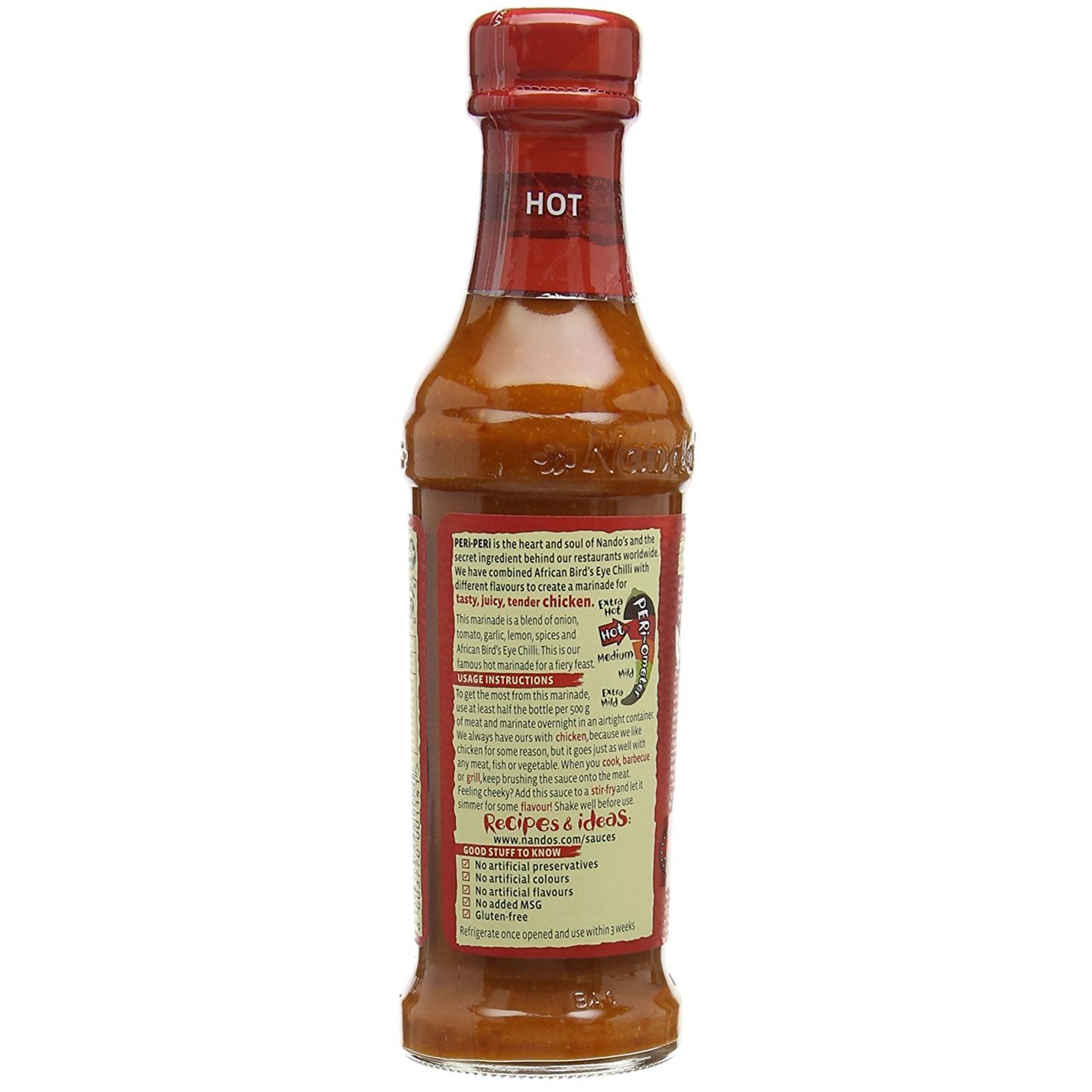 Amazon.com : Nando's - Hot Peri-Peri Marinade - 260g : Grocery